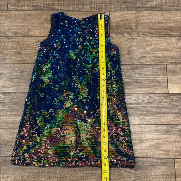 Gap Kids Dress Girls Party Birthday Wedding Shiny Sequins Lined Size Small 6-7 - Picture 3 of 8